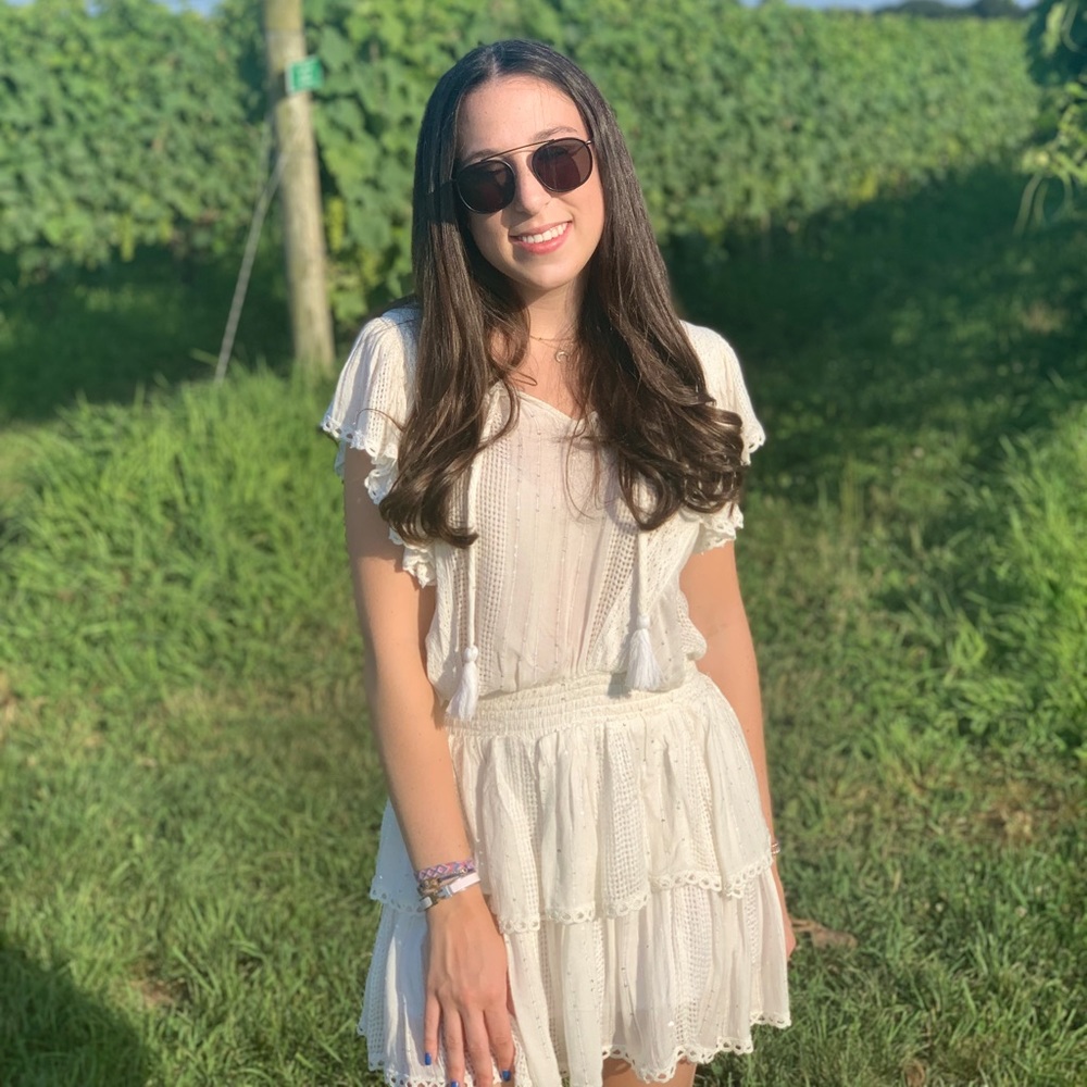 White flowy dress - WORN ONCE